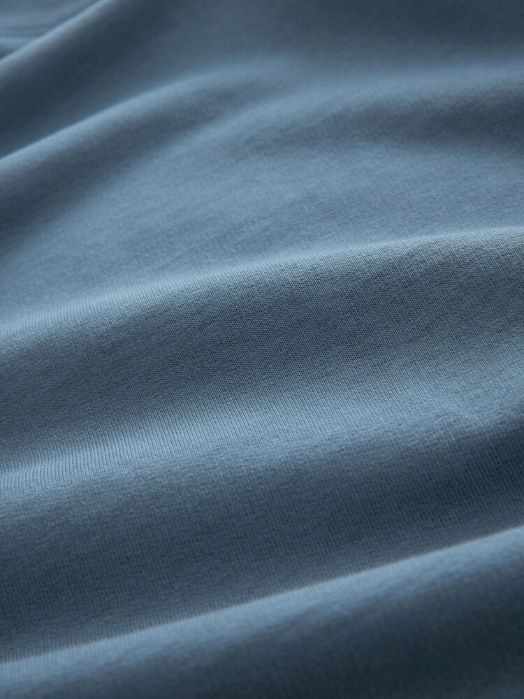 Blau - Leichter Oversize-Hoodie mit Reißverschluss - Bild 8 von 8 Blau - Leichter Oversize-Hoodie mit Reißverschluss - Bild 8 von 8