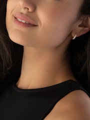 Beaverbrooks 9ct Gold Hoop Earrings - Image 3 of 4