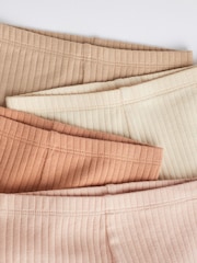 Rostbraun/Creme - Baby-Leggings im 4er-Pack - Bild 5 von 7