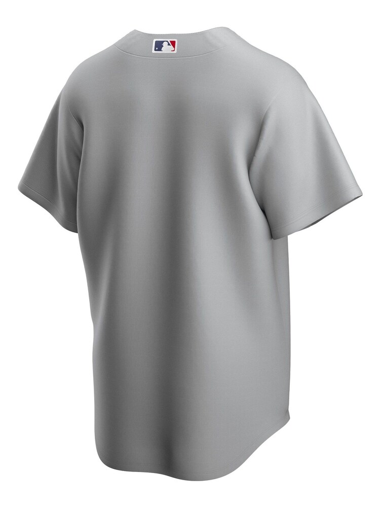 Nike Grey Boston Red Sox Official Replica Road Jersey - Image 3 of 3