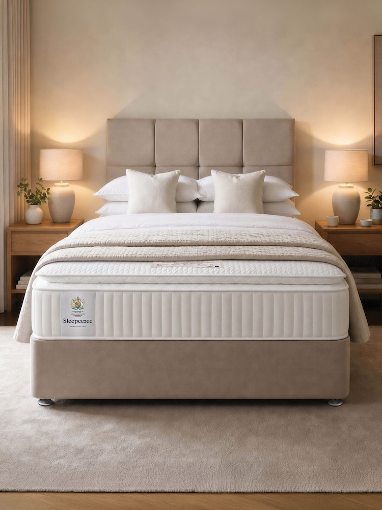 Sleepeezee Tranquil Retreat White Mattress - Image 1 of 6 Sleepeezee Tranquil Retreat White Mattress - Image 1 of 6