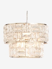 Chrome Alexis Easy Fit Pendant Lamp Shade - Image 6 of 8