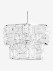 Chrome Alexis Easy Fit Pendant Lamp Shade - Image 7 of 8