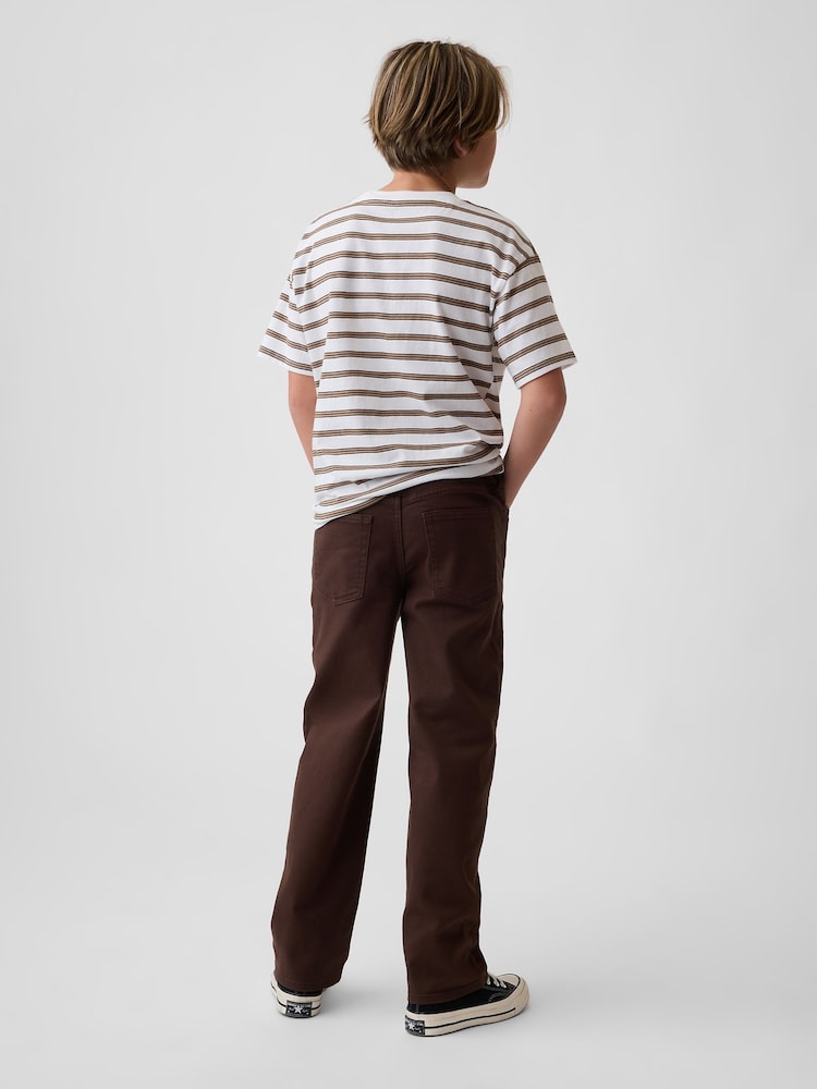 Gap Brown Relaxed Straight Jeans (5-13yrs) - Image 2 of 4 Gap Brown Relaxed Straight Jeans (5-13yrs) - Image 2 of 4