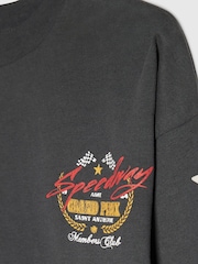 River Island Grey Oversized Long Sleeve Endurance T-Shirt - Image 3 of 4