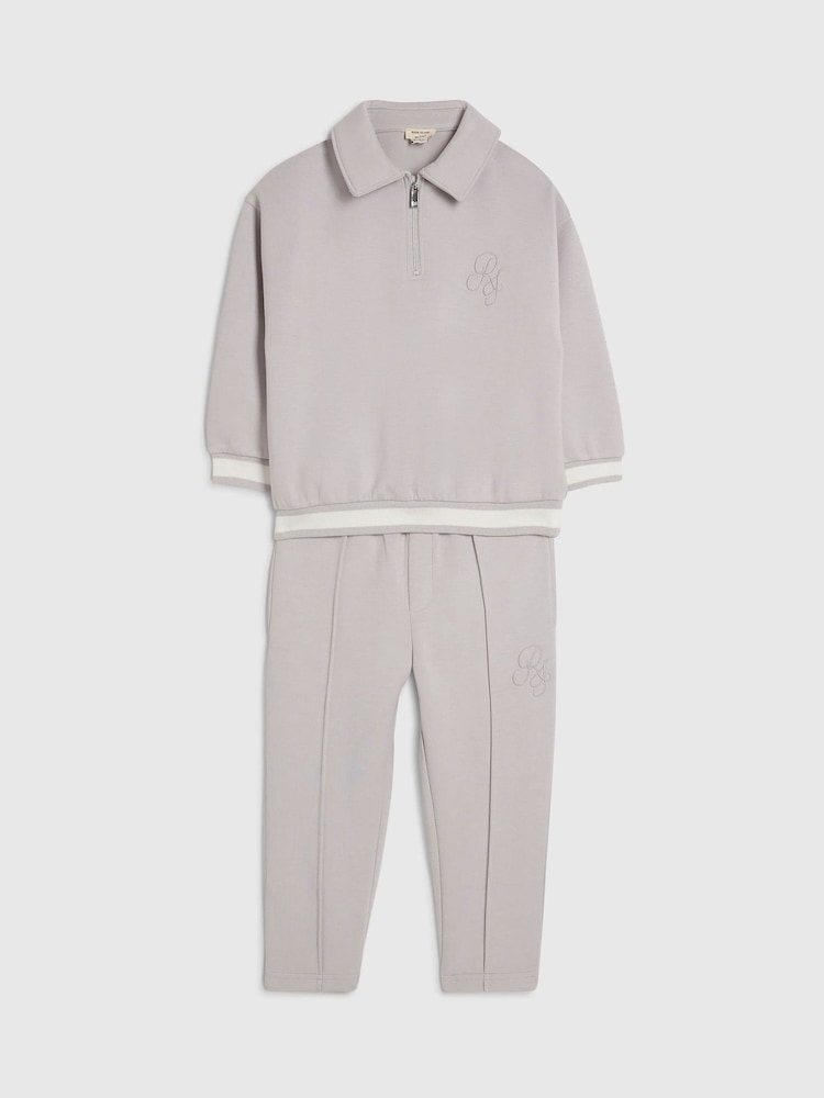 River Island Rugby Jersey & Joggers Set - Image 1 de 4