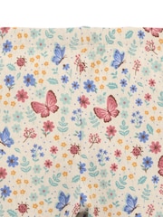 Purebaby Blue Quilted Windcheater & Floral Leggings Set - Image 6 of 7