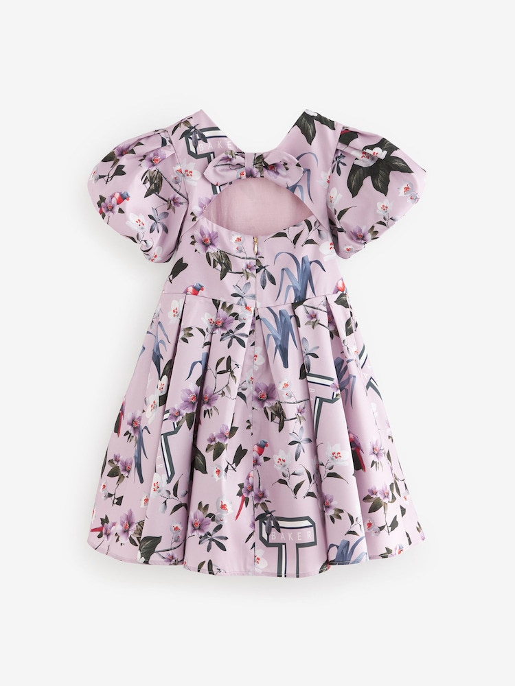 Baker by Ted Baker Purple Logo Woven Dress - Image 2 of 5