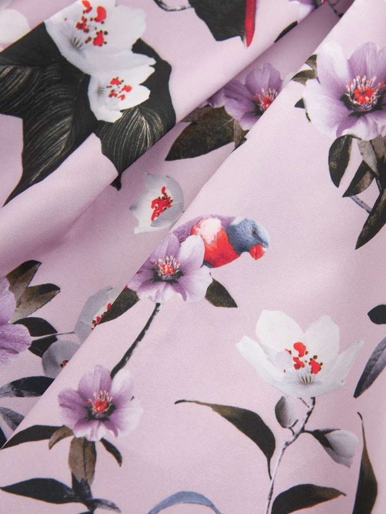 Baker by Ted Baker Purple Logo Woven Dress - Image 5 of 5