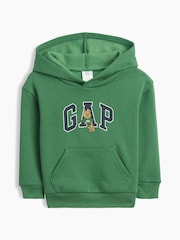 Grønn - Gap Relaxed Brannan Bear Logo-hettegenser (6mnd.–5år) - Bilde 1 av 2