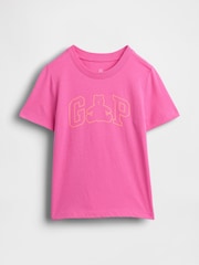 Gap Pink Brannan Bear Logo T-Shirt (6mths-5yrs) - Image 1 of 3