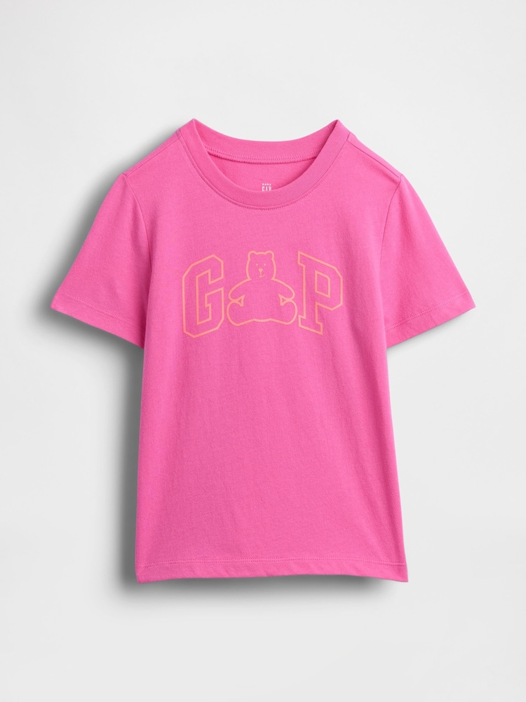 Gap Pink Brannan Bear Logo T-Shirt (6mths-5yrs) - Image 1 of 3