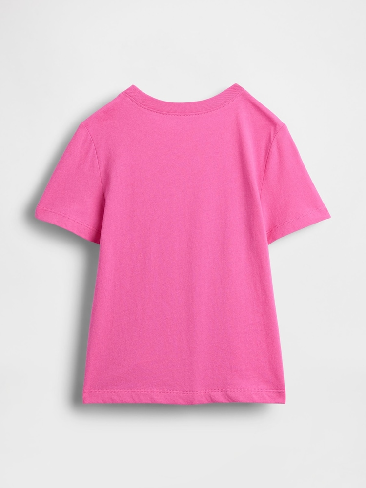 Gap Pink Brannan Bear Logo T-Shirt (6mths-5yrs) - Image 2 of 3