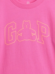 Gap Pink Brannan Bear Logo T-Shirt (6mths-5yrs) - Image 3 of 3