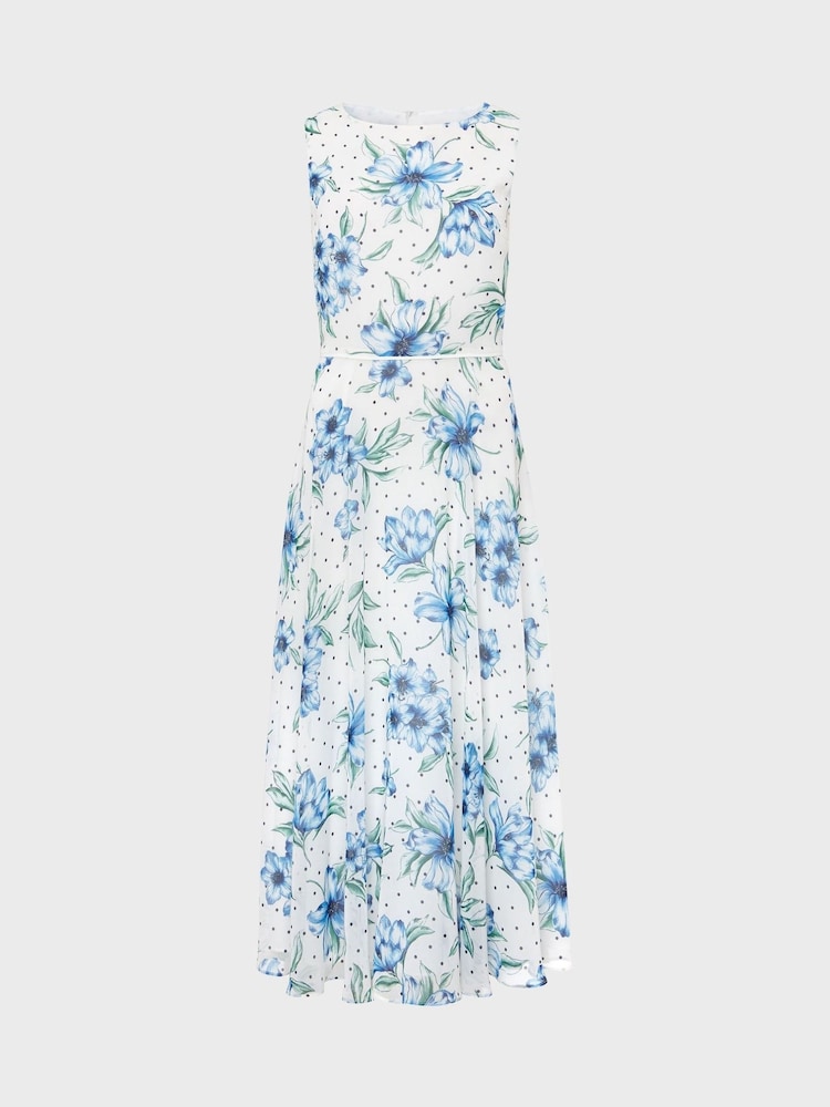 Hobbs White Petite Carly Dress - Image 6 of 6 Hobbs White Petite Carly Dress - Image 6 of 6