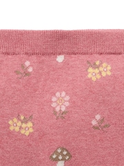 Purebaby Pink Magical Forest Toadstool Knit Leggings - Image 5 of 7