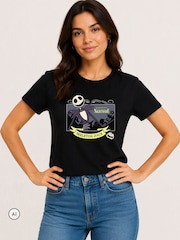 Brand Threads חולצת טי עם הדפס של Nightmare Before Christmas - תמונה 1 מתוך 4