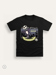 Brand Threads חולצת טי עם הדפס של Nightmare Before Christmas - תמונה 4 מתוך 4
