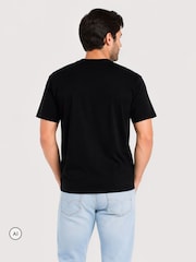 Brand Threads Black Werewolf Halloween T-Shirt - Image 3 of 3