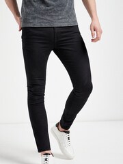 Black Super Skinny Fit Ultimate Comfort Super Stretch Jeans - Image 1 of 5