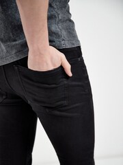 Black Super Skinny Fit Ultimate Comfort Super Stretch Jeans - Image 4 of 5
