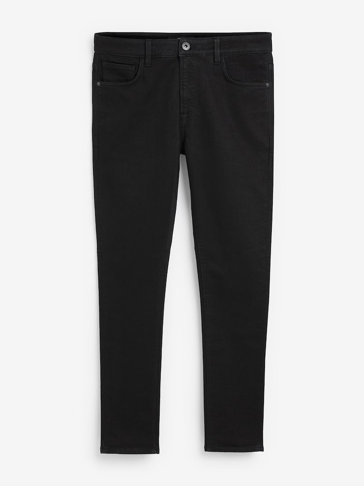 Black Super Skinny Fit Ultimate Comfort Super Stretch Jeans - Image 5 of 5