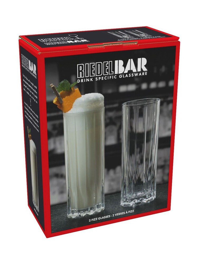 Riedel Clear Bar Drink Fizz Glass Set - Image 4 of 4 Riedel Clear Bar Drink Fizz Glass Set - Image 4 of 4