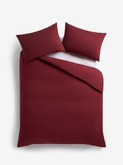 Juego de funda de edredón y funda de almohada de algodón 100 % cepillado ultrasuave - Imagen 4 de 4