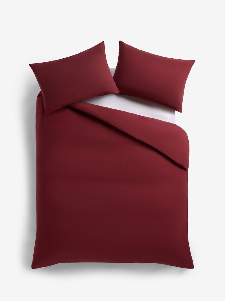 Juego de funda de edredón y funda de almohada de algodón 100 % cepillado ultrasuave - Imagen 4 de 4