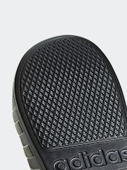 adidas Black Sportswear Adilette Aqua Slides - Image 10 of 10