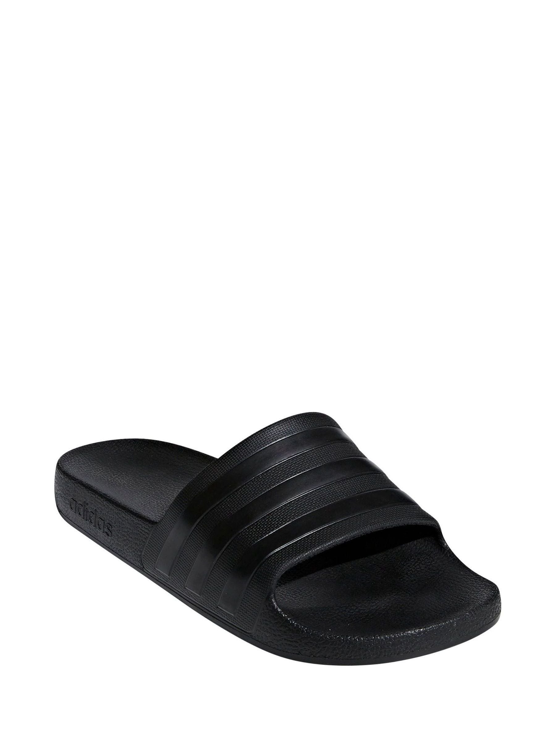 Buy adidas Black Sportswear Adilette Aqua Slides from Next France
