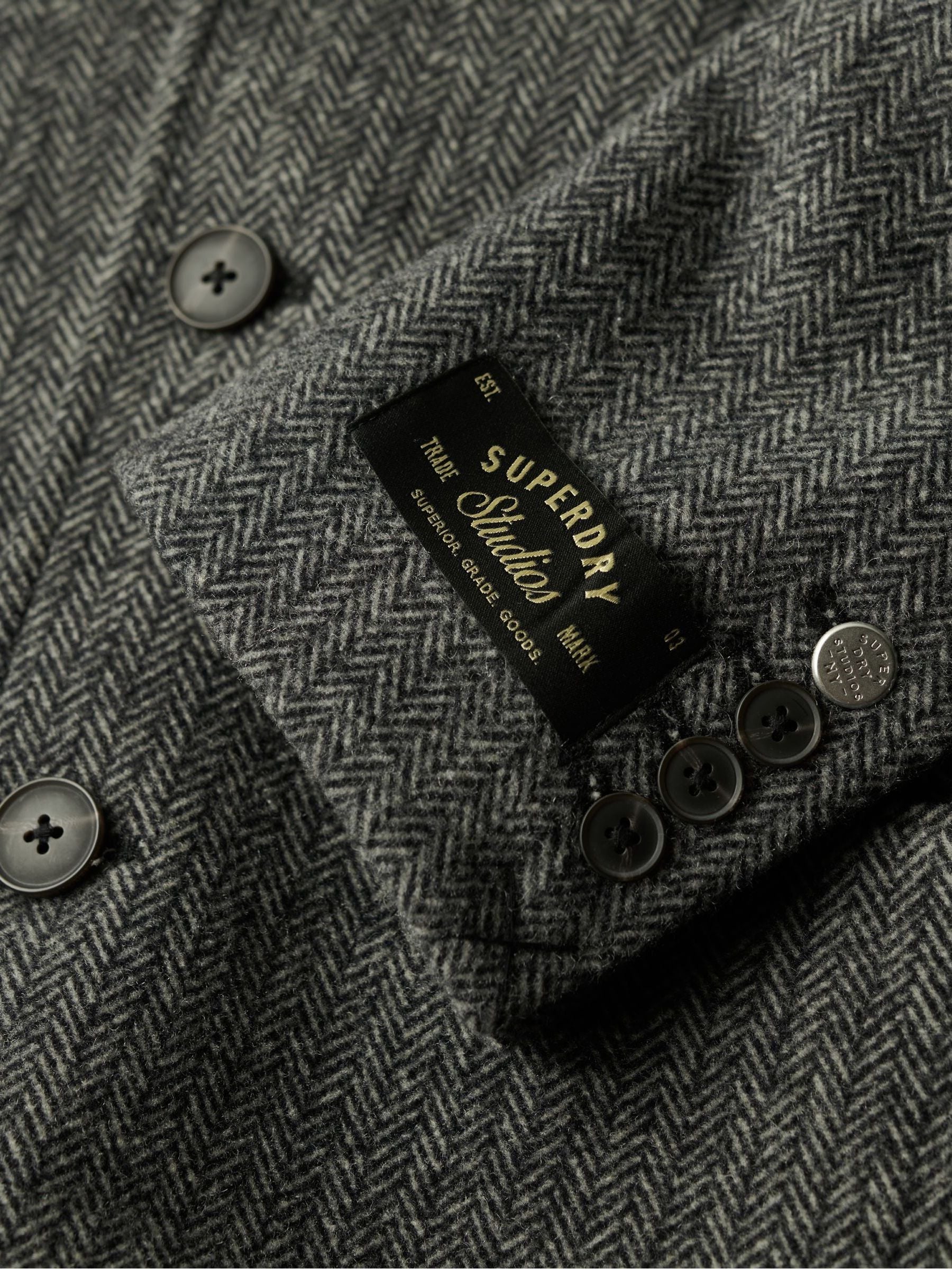 Superdry herringbone jacket top