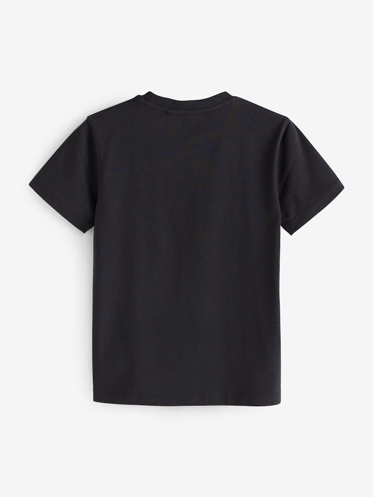 Black Flame Car All-Over Print Short Sleeve T-Shirt (3-16yrs) - Image 2 of 3