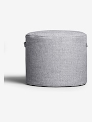 Charcoal Grey Pouffe With Handles - Image 2 of 5
