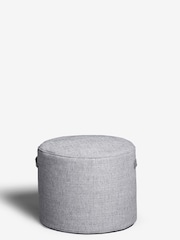 Charcoal Grey Pouffe With Handles - Image 3 of 5