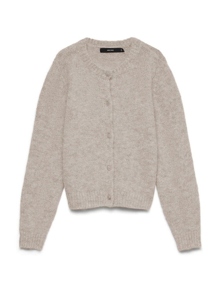 VERO MODA Cream Knitted Button Down Cardigan - Image 1 of 1 VERO MODA Cream Knitted Button Down Cardigan - Image 1 of 1