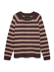 Suéter de punto abrigado con cuello redondo suave al tacto de VERO MODA - Imagen 5 de 5