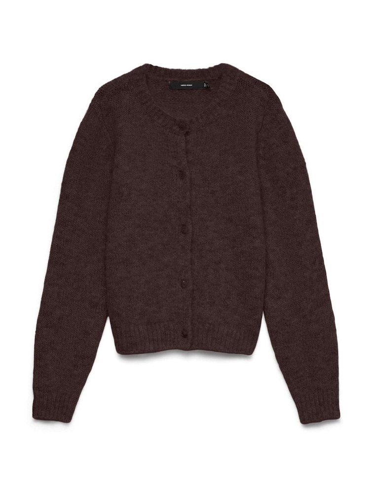 VERO MODA Brown Knitted Button Down Cardigan - Image 5 of 5 VERO MODA Brown Knitted Button Down Cardigan - Image 5 of 5
