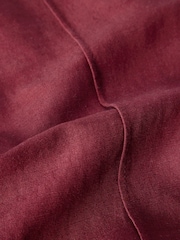 Whistles Red Full Length Pintuck Trousers - Image 5 of 5