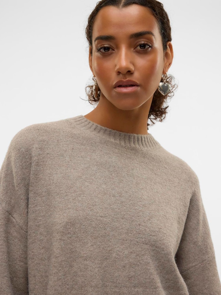 VERO MODA Long Sleeve Slouchy Round Neck Jumper - Slika 2 od 4 VERO MODA Long Sleeve Slouchy Round Neck Jumper - Slika 2 od 4