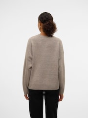 VERO MODA Long Sleeve Slouchy Round Neck Jumper - Slika 4 od 4