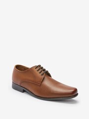 Hellbraun - Schnürschuhe aus Leder - Bild 2 von 4