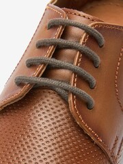 Hellbraun - Schnürschuhe aus Leder - Bild 4 von 4