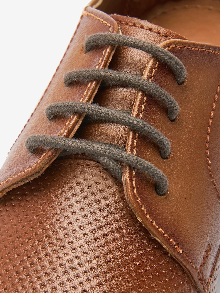 Hellbraun - Schnürschuhe aus Leder - Bild 4 von 4 Hellbraun - Schnürschuhe aus Leder - Bild 4 von 4