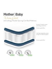 Mother&Baby Anti Allergy Pocket Sprung Cot Bed Mattress - Image 3 of 3