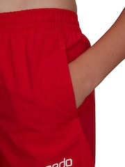 Speedo Red Essential Swim Shorts - Image 3 of 11