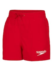 Speedo Red Essential Swim Shorts - Image 6 of 11
