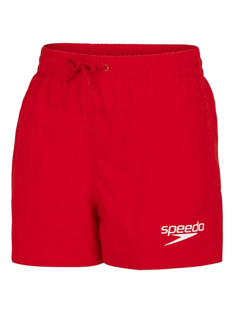 Speedo Red Essential Swim Shorts - Image 6 of 11