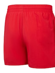 Speedo Red Essential Swim Shorts - Image 8 of 11