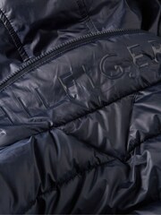 Tommy Hilfiger Blue Padded Maxi Coat - Image 10 of 11